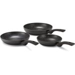 Kitchen fun by beka - 13955974 - lot de 3 poeles kitchen roc 20 - 24 - 28 cm en aluminium aspect forge ... Kitchen fun by beka - 13955974 - lot de 3 poeles kitchen roc 20 - 24 - 28 cm en aluminium aspect forge ...