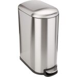 Kitchen move fuller poubelle de cuisine troite  pdale - acier - 40l