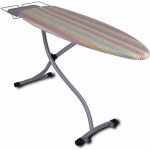 Kitchen move lodge - table  repasser en acier  roulettes pliable - 130x47cm h94cm - repose fer et centrale ...