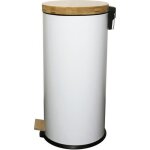 Kitchen move poubelle de cuisine  pdale forest - 30l - blanc mat