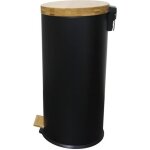 Kitchen move poubelle de cuisine  pdale forest - 30l - noir mat
