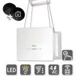 Kkt kolbe / hotte Îlot / hotte aspirante / 40cm / acier inoxydable / verre blanc / opération tactile ... Kkt kolbe / hotte Îlot / hotte aspirante / 40cm / acier inoxydable / verre blanc / opération tactile ...