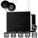Kkt kolbe / hotte Îlot / hotte aspirante / 40cm / acier inoxydable / verre noir / opération tactile / ... Kkt kolbe / hotte Îlot / hotte aspirante / 40cm / acier inoxydable / verre noir / opération tactile / ...