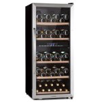 Cave  vin - klarstein - vinamour 66 duo - double zone 5 - 18c - 79 bouteilles - porte vitre