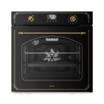 Klarstein four encastrable pyrolyse chaleur tournante 76l 11 modes classe a design r�tro four �lectrique ...