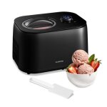 Klarstein frostfusion machine � glace sorbeti�re 3 - en - 1 yaourti�re & granit� 1l inox 100w �cran led ...