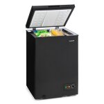 Conglateur coffre - klarstein - iceblokk 100 - 100 l - 75 w - noir