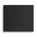 Klarstein powerglide plaque induction encastrable 4 zones 7400w minuterie verre mat anti - rayures plaque ...