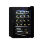 Cave  vin - klarstein - shiraz 20 uno - 53 l - 20 bouteilles - panneau tactile 5 - 18c