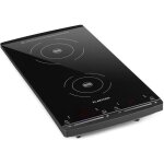 Klarstein varicook slim plaque de cuisson  induction 2 feux 2900w - temprature et minuterie rglable ...