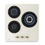 Klarstein victoria plaque de cuisson gaz 3 feux 6050w 45cm verre allumage �lectrique s�curit� flamme ...