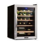 Klarstein vinamour cave  vin 19 bouteilles 65l - 4 - 18 c - noir