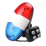 Klaxon 4 tons � 6 led pour v�lo �clairage led sir�ne �lectronique accessoires pour v�los scooters et ...