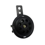 Klaxon avertisseur sonore universel rond 12v noir Ã?70 linli pour moto scooter quad Klaxon avertisseur sonore universel rond 12v noir Ã?70 linli pour moto scooter quad