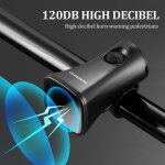 Klaxon lectronique 120db pour vlo - cloche lectrique tanche noir - accessoires de cyclisme - pour ...