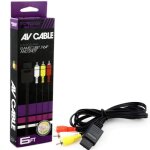 Cble av rca - kmd - 182m - audio s - vido - compatible nintendo gamecube n64 snes - filaire