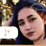 Kody piercing labret petit pied or 14 carats Kody piercing labret petit pied or 14 carats