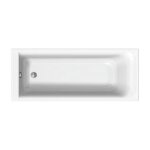 Kolo by geberit - rekord 160 x 70 cm baignoire droite avec pieds en acrylique blanc (xwp1660000)