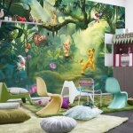 Papier peint - disney - le roi lion - 368 x 254 cm - motif enfant - colle incluse Papier peint - disney - le roi lion - 368 x 254 cm - motif enfant - colle incluse