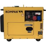 Kompak 8kva diesel groupe électrogène insonorisé k8000se - t 230 et 400v Kompak 8kva diesel groupe électrogène insonorisé k8000se - t 230 et 400v