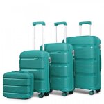 Kono ensemble de bagage (33 / 55 / 65 / 76cm) valise rigide lgre en polypropylne avec serrure tsa ...