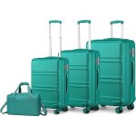 Ensemble de 4 valises de voyage rigide lgere valise (51. 5 / 65 / 75cm)  4 roulettes avec serrure tsa ...