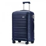Kono valise trolley 76cm valise rigide enregistrement en polypropylène ultra léger à 4 roulettes avec ... Kono valise trolley 76cm valise rigide enregistrement en polypropylène ultra léger à 4 roulettes avec ...