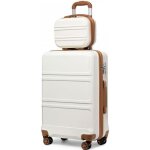 Kono set de 2 valises cabine rigide lgre valises de voyage 51. 5x38x21cm  4 roulettes + serrure tsa ...