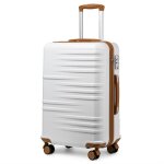 Kono valise cabine 54x36. 5x21. 5cm valise rigide trolley ultra lgre en abs + pc valise de voyage avec ...