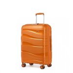 Kono valise cabine grande 76x50x31cm rigide polypropylène valise de voyage à 4 roulettes et serrure tsa ... Kono valise cabine grande 76x50x31cm rigide polypropylène valise de voyage à 4 roulettes et serrure tsa ...