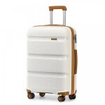 Kono valise cabine taille moyenne 65x44x27cm valise de voyage rigide en polypropylne lgere  4 roulettes ...