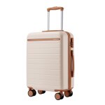 Kono valise de voyage 55x40x20cm abs + pc cabine ultra - l�g�res bagage de main - 20 pouce 4 roues pivotantes ...