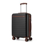 Kono valise de voyage 55x40x20cm abs + pc cabine ultra - l�g�res bagage de main - 20 pouce 4 roues pivotantes ...