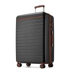 Kono valise de voyage grande 76. 5x50. 5x29 cm abs + pc ultra - l�g�res bagage de main avec 4 roues pivotantes ...