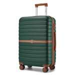 Kono valise de voyage grande taille 76. 5x50. 5x29cm abs + pc rigide valise avec 4 roulettes et serrure ...