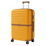 Kono valise de voyage grande taille 76. 5x50. 5x29cm abs + pc rigide valise avec 4 roulettes et serrure ...