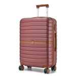 Kono valise de voyage grande taille 76. 5x50. 5x29cm abs + pc rigide valise avec 4 roulettes et serrure ...