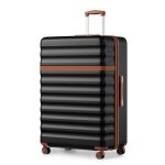 Kono valise de voyage rigide grande taille 86x58. 5x34 cm - abs + pc r�sistant - bagage � main avec 4 ...