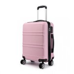 Kono valise de voyage 55x22x40cm trolley rigide en abs avec bagages  main  4 roulettes et serrure tsa ...