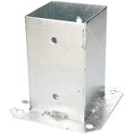 Kotarbau pied de poteau  visser 90 x 90 mm galvanis  chaud poteaux carrs en bois poteau support ...