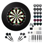 Koto - king pro noir (dimensions officielles) cible en sisal incl. surround 2 jeux de flchettes &