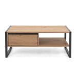 Kotor - table basse design industriel avec tiroir