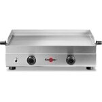 Plancha  gaz - krampouz - pfsv2ma - kr - 3400 watts - 64x33 cm - 2 brleurs