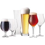 Krosno grand verre  bire craft - lot de 6 verres - 420 - 500 ml - bire cadeau - lavable au lave - ...