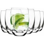 Krosno grand verre  eau rhum cocktail coca cola mojito jus - highball - lot de 6 gobelets - 360 ml - ...