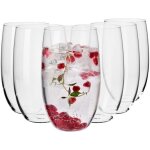 Krosno grand verre  eau rhum cocktail coca cola mojito jus - highball - lot de 6 gobelets - 510 ml - ...