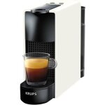 Krups nespresso essenza mini xn1111 machine  caf avec buse vapeur cappuccino 19 bar blanc