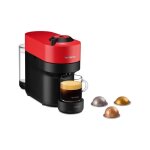Cafetire  capsules - krups - vertuo pop xn9205 - 1500 w - 056 l - noir et rouge