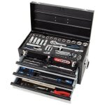 Coffret  outils - ks tools - 99 pices - chrome - vanadium - douilles 1 / 2 - quot 1 / 4 - quot - outils ...