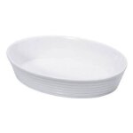 Kuchenprofi - plat à four ovale - 26 cm - blanc Kuchenprofi - plat à four ovale - 26 cm - blanc
